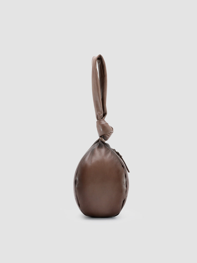 BOLINA 23 - Taupe Leather Handle Bag