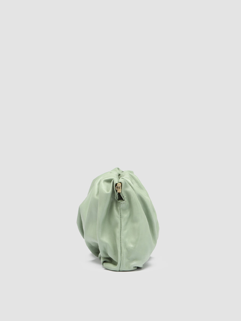 BOLINA 028 - Green Leather Clutch Bag