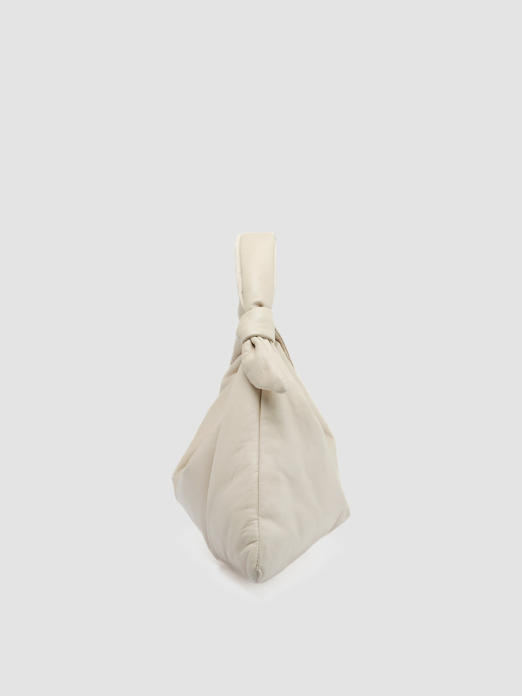 BOLINA 029 - White Leather Hobo Bag