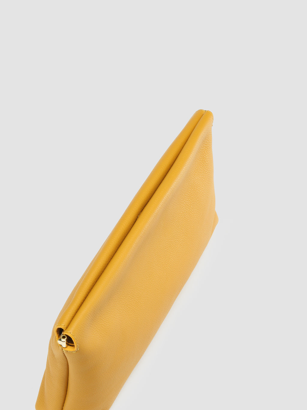 BOLINA 033 - Yellow Leather Clutch Bag