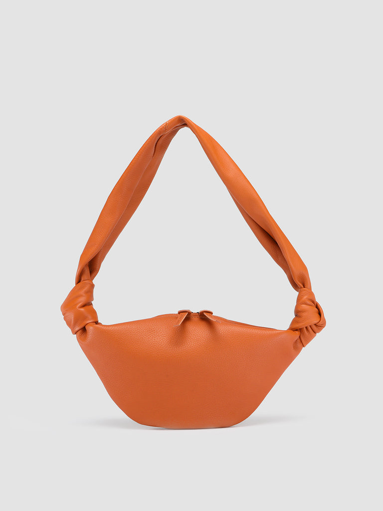 BOLINA 034 - Orange Leather Shoulder Bag