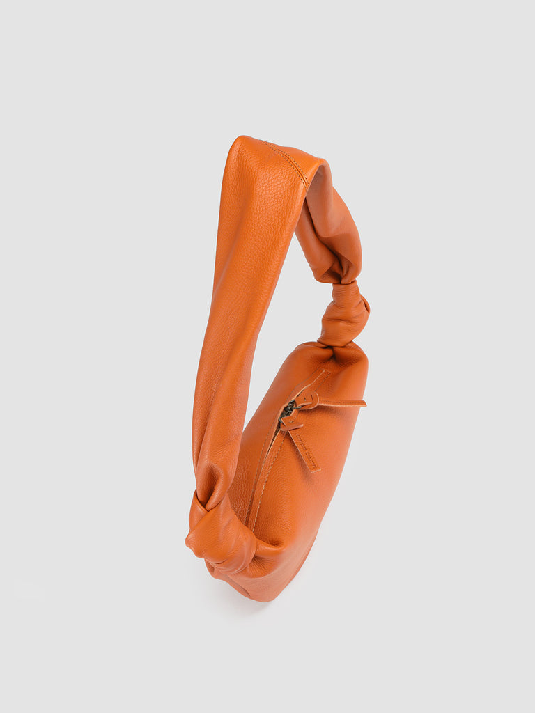 BOLINA 034 - Orange Leather Shoulder Bag