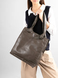 BOLINA 035 - Light Brown Leather Shoulder Bag