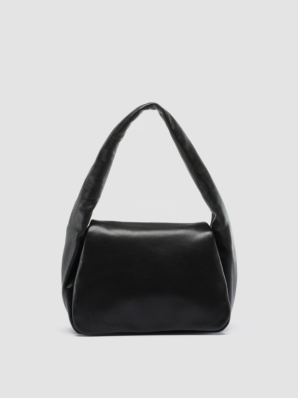 BOLINA 036 - Black Leather Shoulder Bag