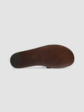 KONTRAIRE 011 - Brown Leather Slide Sandals