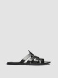 KONTRAIRE 011 - Black Leather Slide Sandals
