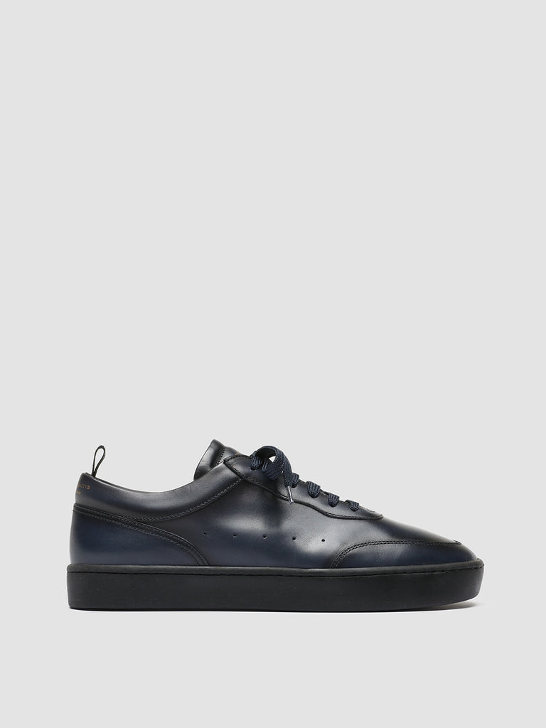 KYLE LUX 001 - Blue Leather Sneakers