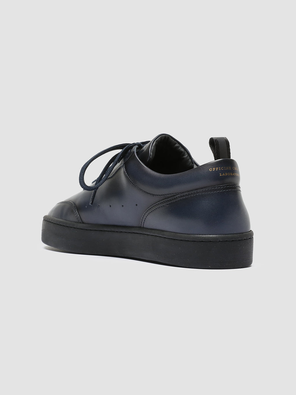 KYLE LUX 001 - Blue Leather Sneakers