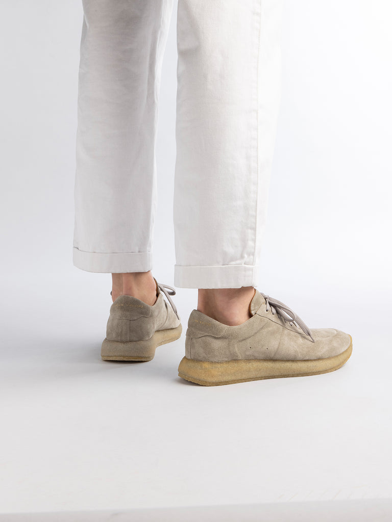 LEGEND 001 - Brown Suede Low Top Sneakers