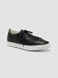 LEGGERA 001 - Blue Leather Low Top Sneakers