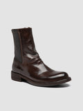LEGRAND 171 - Brown Leather Zipped Boots