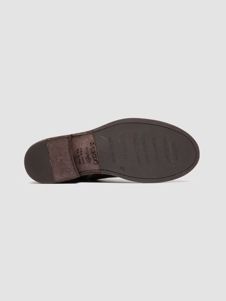 LEGRAND 171 - Brown Leather Zipped Boots