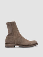 LEGRAND 171 - Brown Suede Zipped Boots Officine Creative - 1