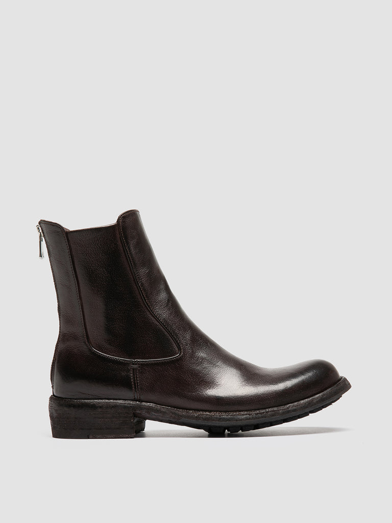 LEGRAND 229 - Brown Leather Zip Boots