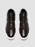 LEISURE 002 - Brown Leather High Top Sneakers Men Officine Creative - 2