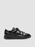 LEISURE 003 - Black Leather Sneakers