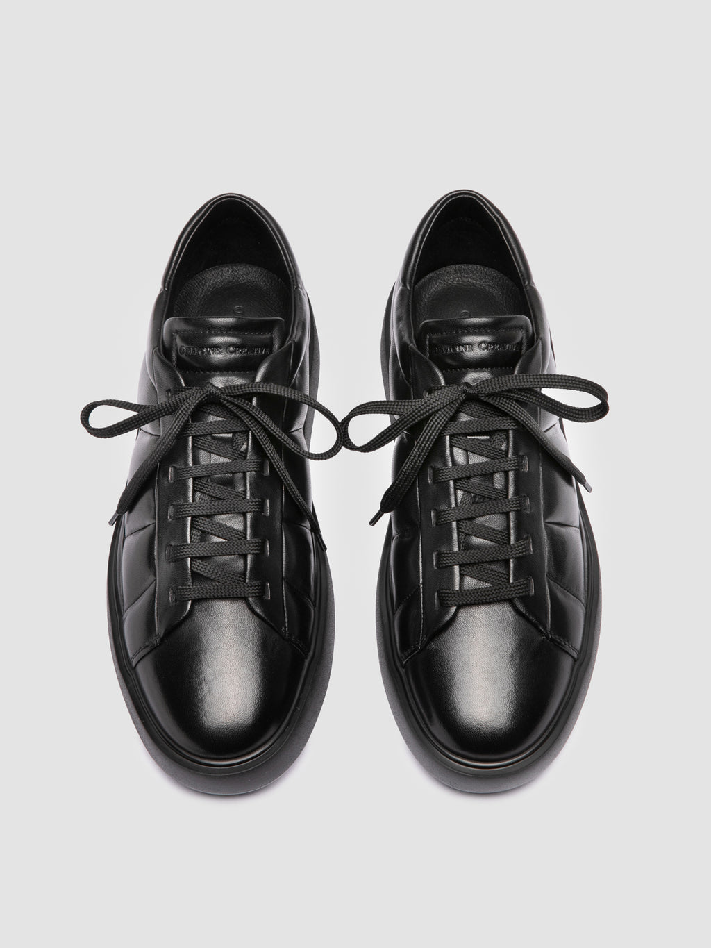 LEISURE 003 - Black Leather Sneakers