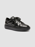 LEISURE 003 - Black Leather Sneakers