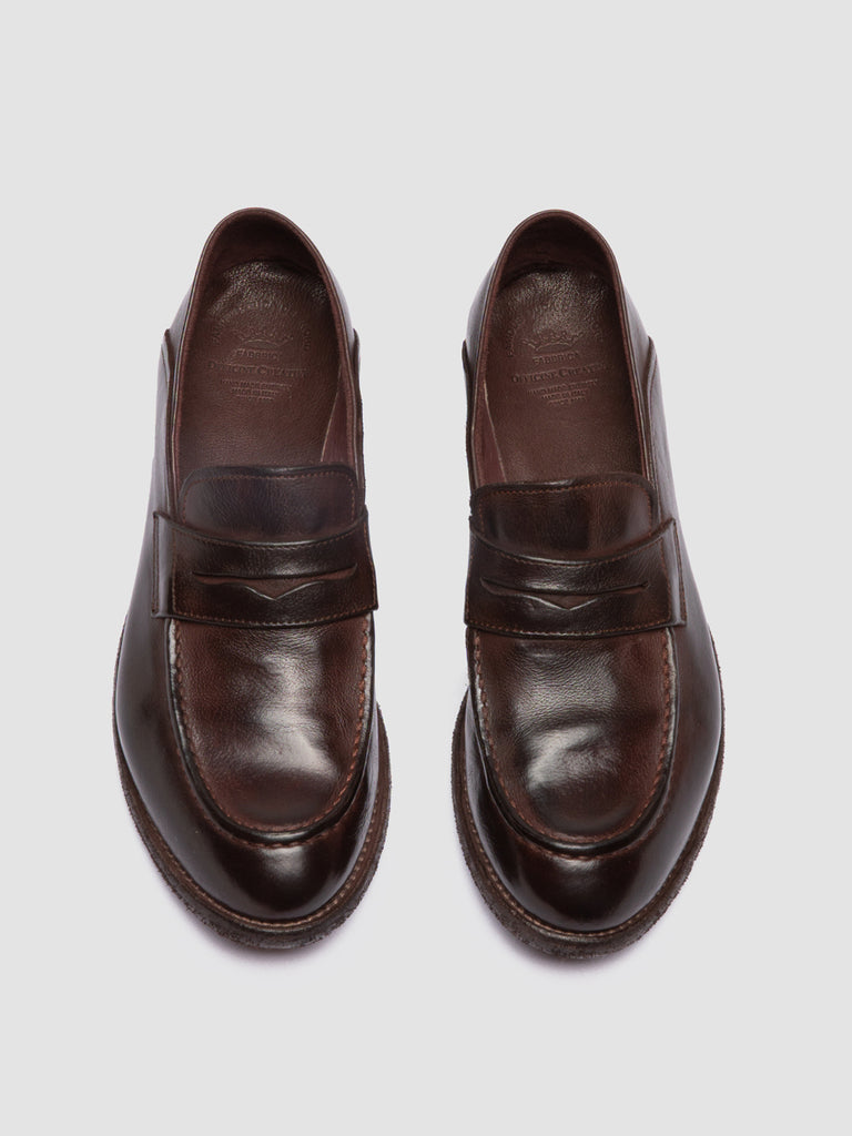 LEXIKON 140 - Brown Leather Penny Loafers