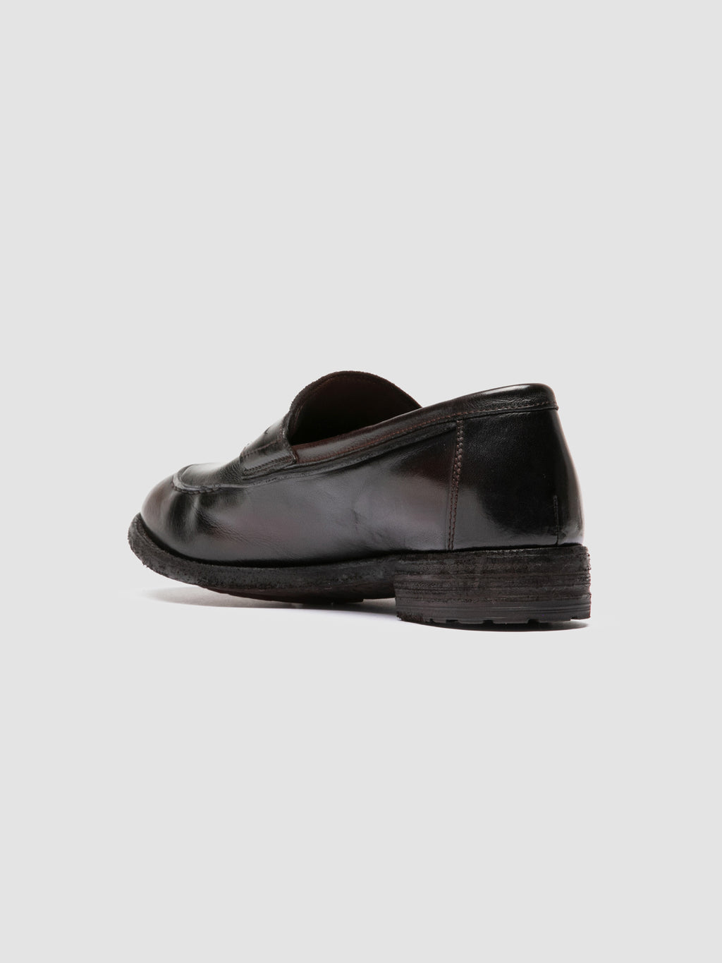 LEXIKON 158 -Green Leather Penny Loafers