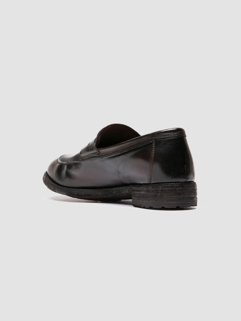 LEXIKON 158 -Green Leather Penny Loafers