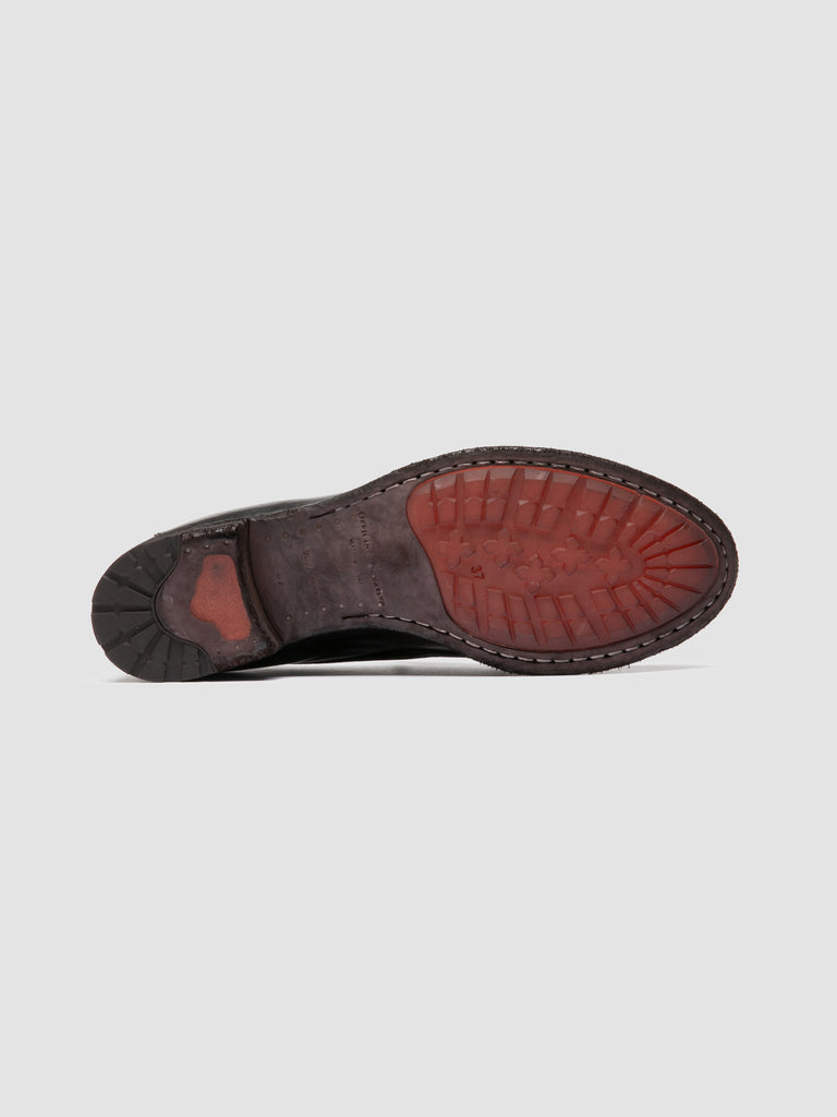 LEXIKON 158 -Green Leather Penny Loafers