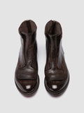 LEXIKON 160 - Brown Leather Zipped Boots