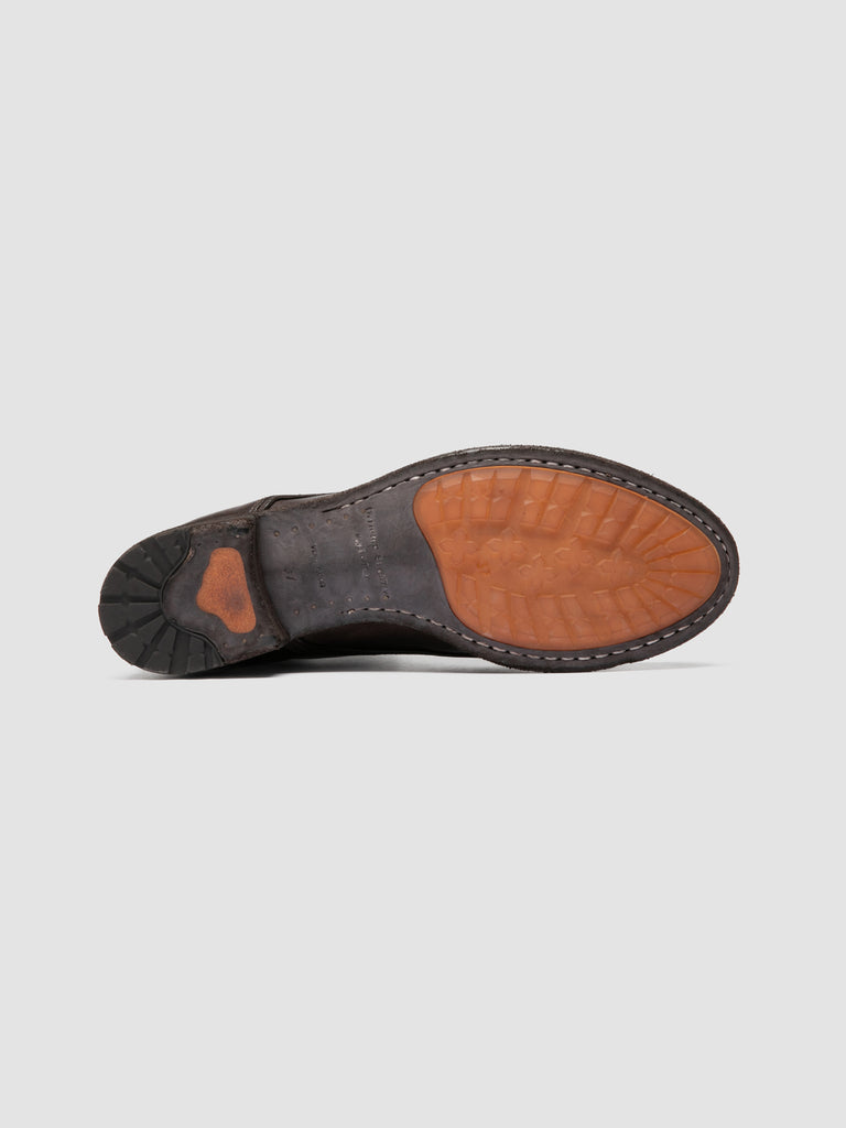 LEXIKON 160 - Brown Leather Zipped Boots