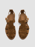 LEXIKON 536 - Brown Suede Sandals Women Officine Creative - 2