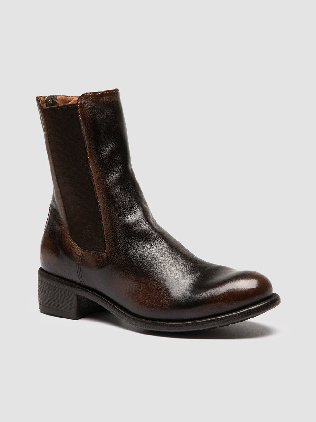 LIS 003 - Brown Leather Chelsea Boots Women Officine Creative - 3