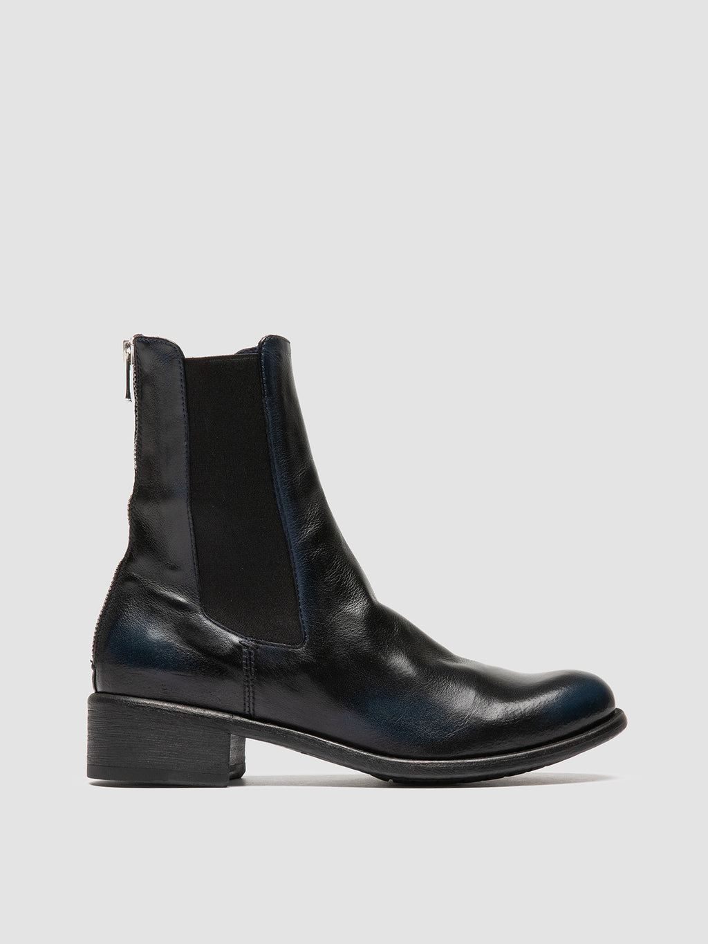 LIS 003 - Blue Leather Chelsea Boots Women Officine Creative - 1