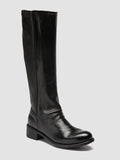 LIS 005 - Black Leather Zipped Boots Women Officine Creative - 3