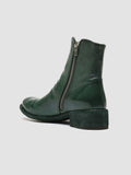 LISON 034 - Green Leather Booties