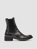 LISON 017 - Grey Leather Chelsea Boots