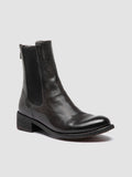 LISON 017 - Grey Leather Chelsea Boots