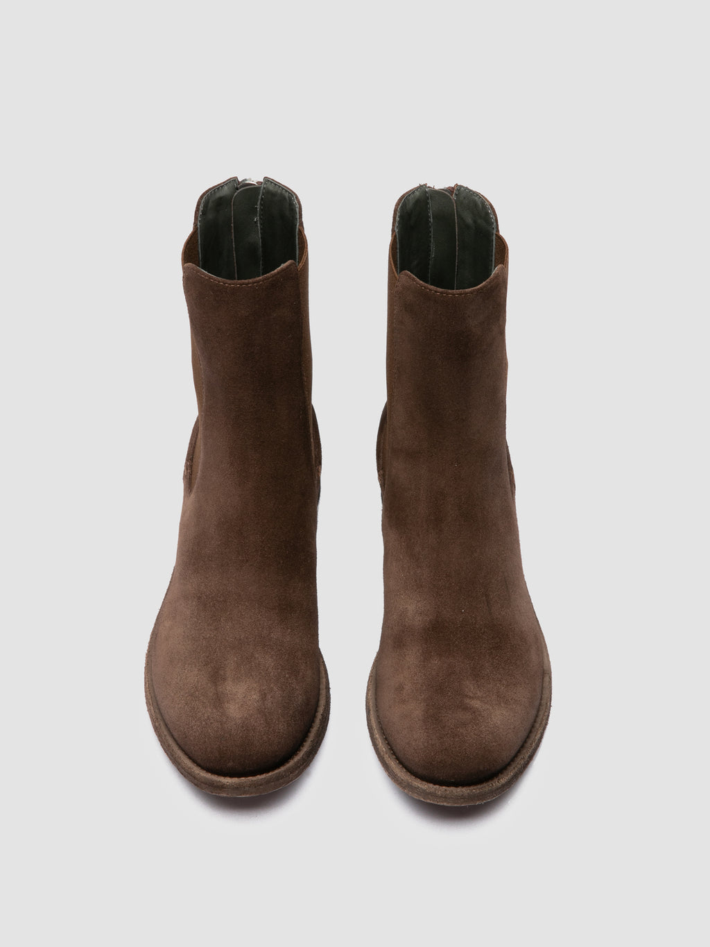 LISON 017 - Brown Suede Chelsea Boots