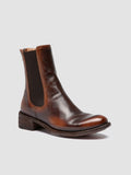 LISON 017 - Brown Leather Chelsea Boots
