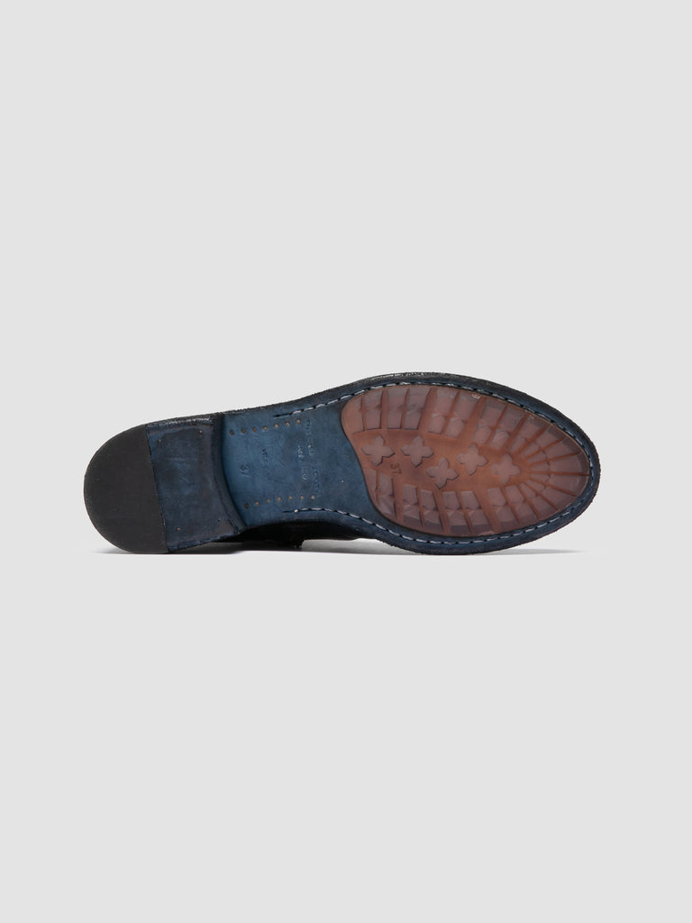 LISON 036 - Black Leather Zipped Boots