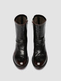 LISON 041 - Burgundy Leather Ankle Boots
