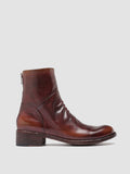 LISON 047 - Brown Leather Ankle Boots