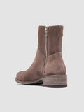 LISON 066 - Taupe Suede Zipped Boots - thumb image 4,side view