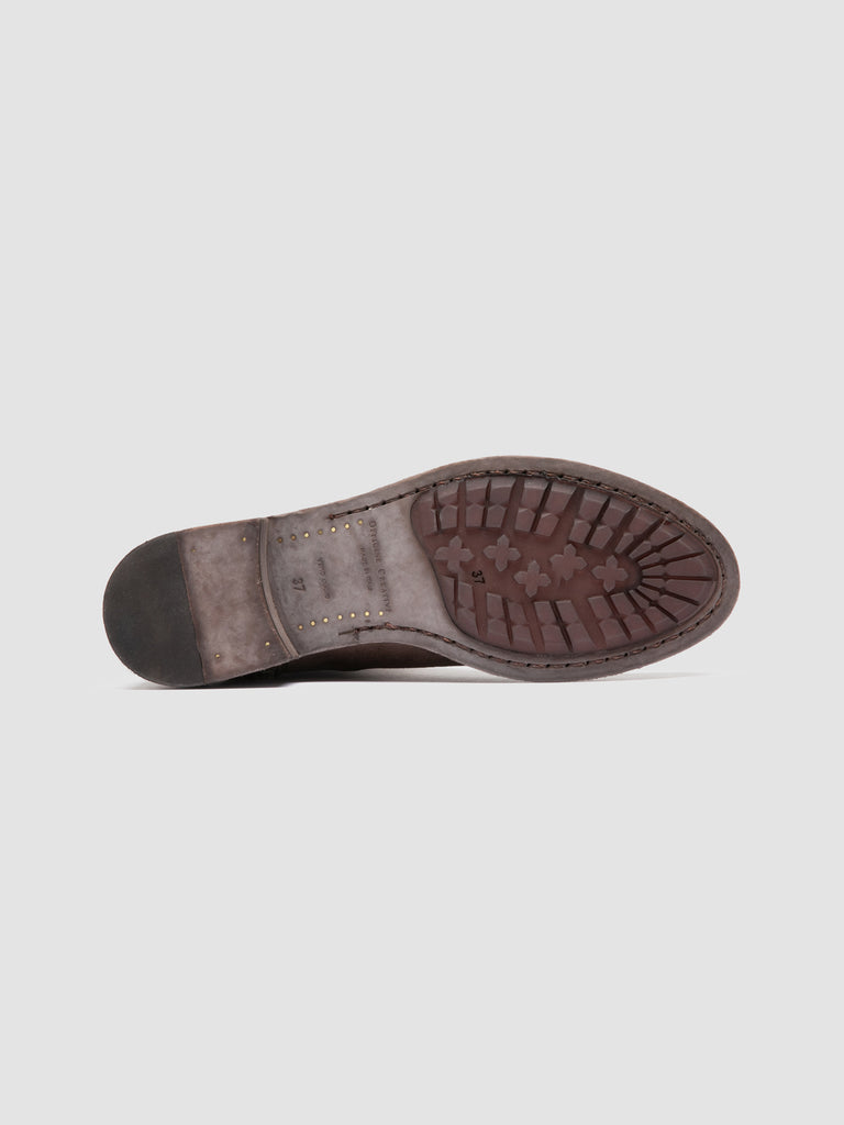 LISON 066 - Taupe Suede Zipped Boots