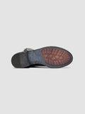 LISON 066 - Grey Leather Zipped Boots