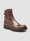 LORAINE 002 - Brown Leather Ankle Boots