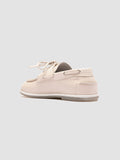 LOVE 101 - White Leather Boat Shoes