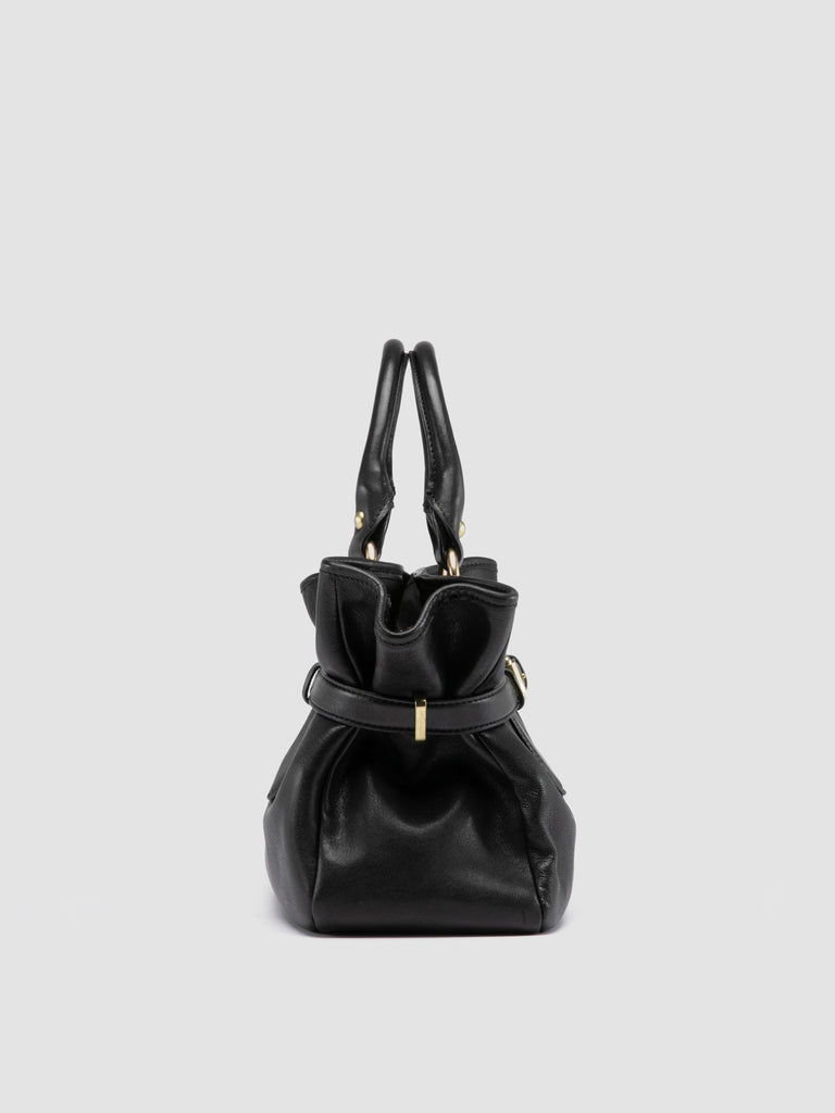 MEG 002 - Borsa a Mano in Pelle Nera