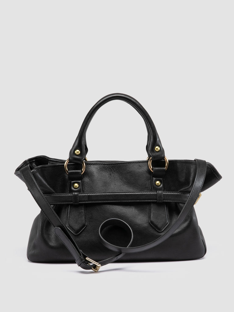 MEG 002 - Borsa a Mano in Pelle Nera