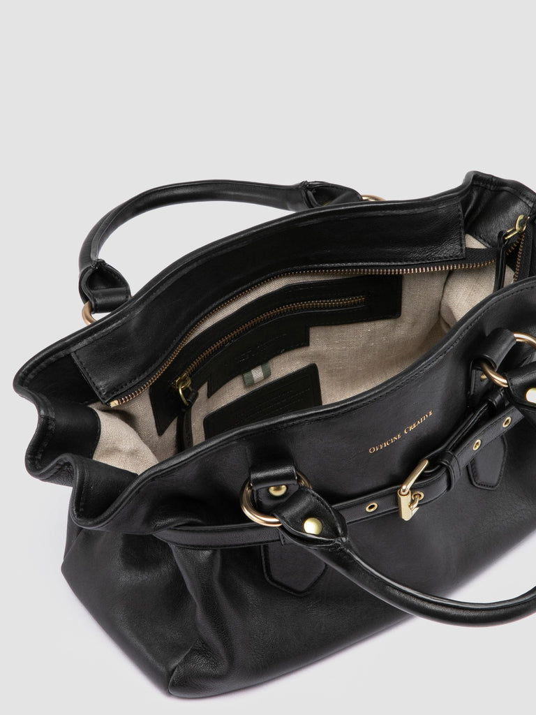 MEG 002 - Borsa a Mano in Pelle Nera