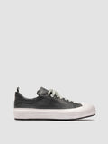 MES DD 001 - Grey Leather Low Top Sneakers Men Officine Creative - 1