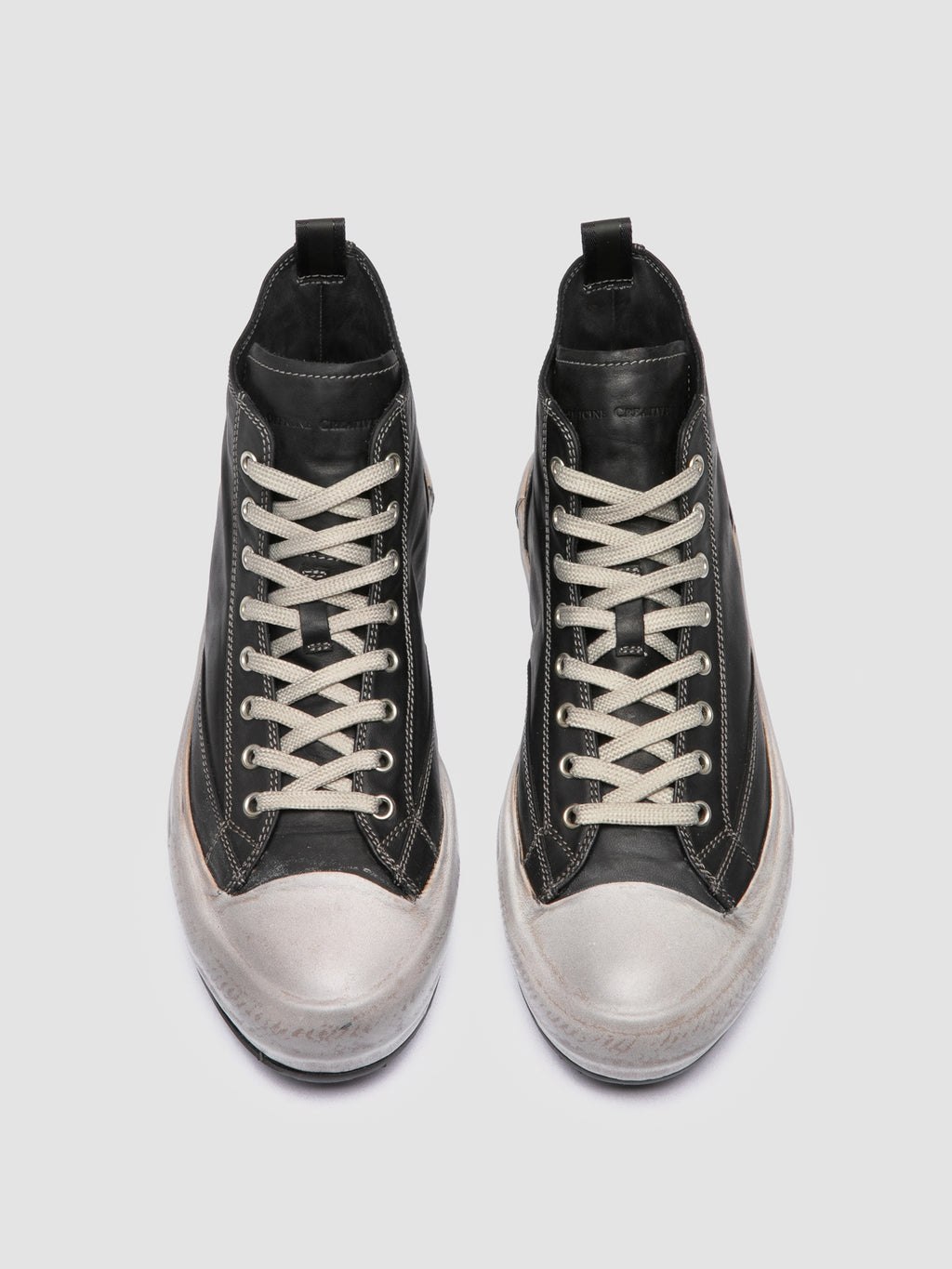 MES DD 002 - Black Leather Sneakers
